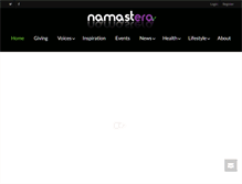 Tablet Screenshot of namastera.com